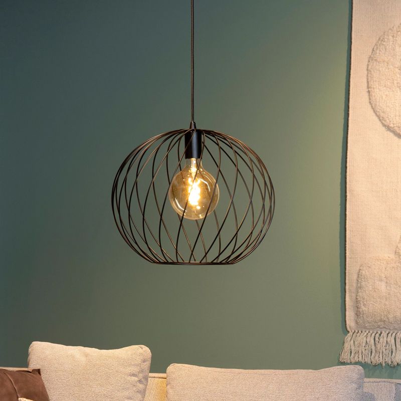 Sort pendler lampe klassisk, Danza