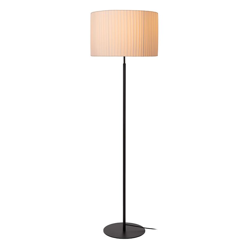 Hvid gulv lampe modern, Fold, med brytare