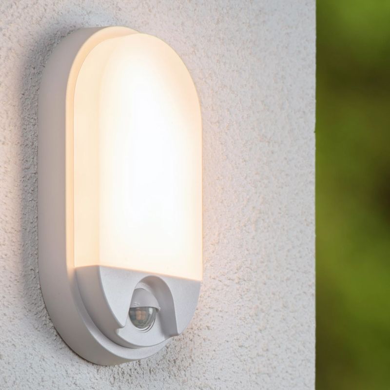 Hvid væglampe badeværelse modern, Hups Ir, 10W, 3000K LED, IP54