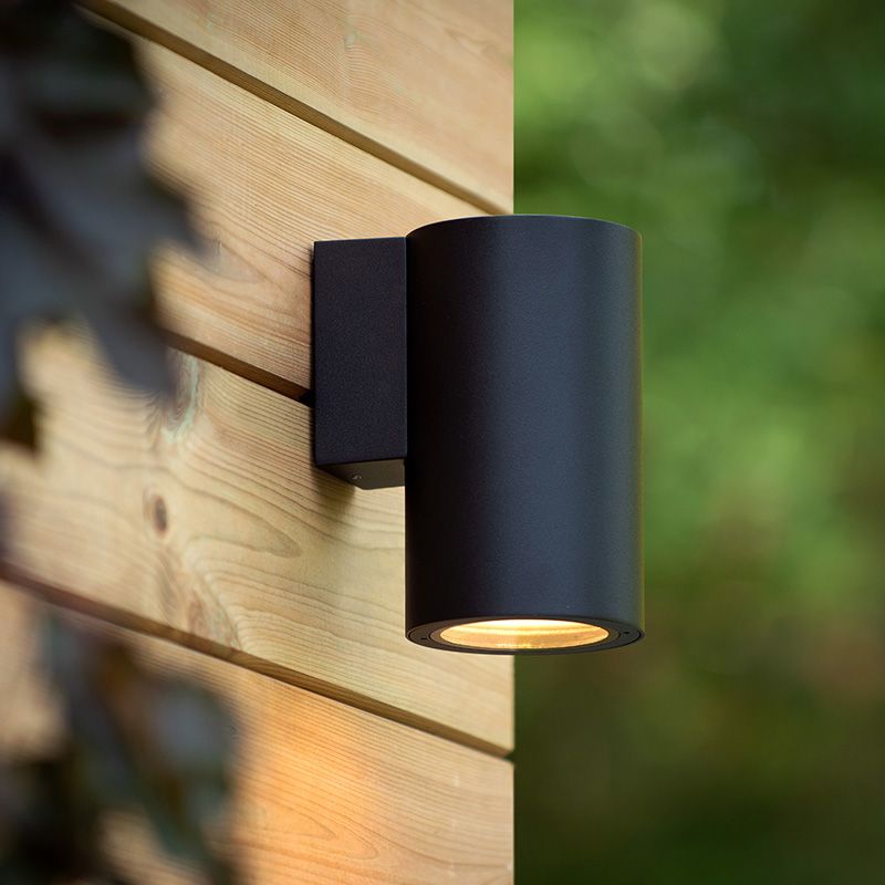 Sort vægspot modern, Volantis, IP54 Sort vægspot modern, Volantis, IP54