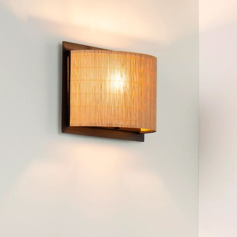Rattan væglampe brun, Magius Rattan væglampe brun, Magius