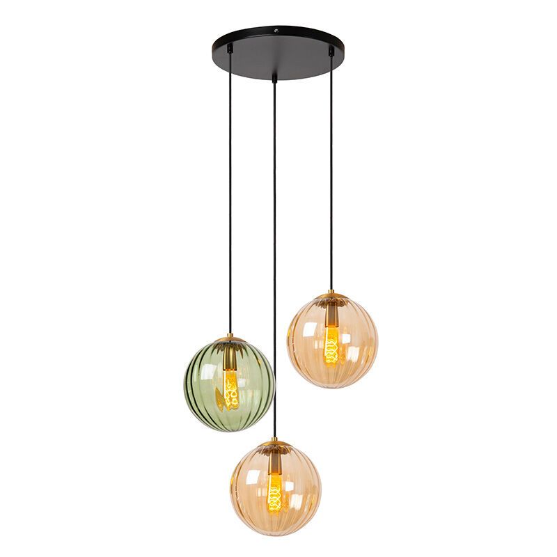 Grøn pendler lampe retro, Monsaraz