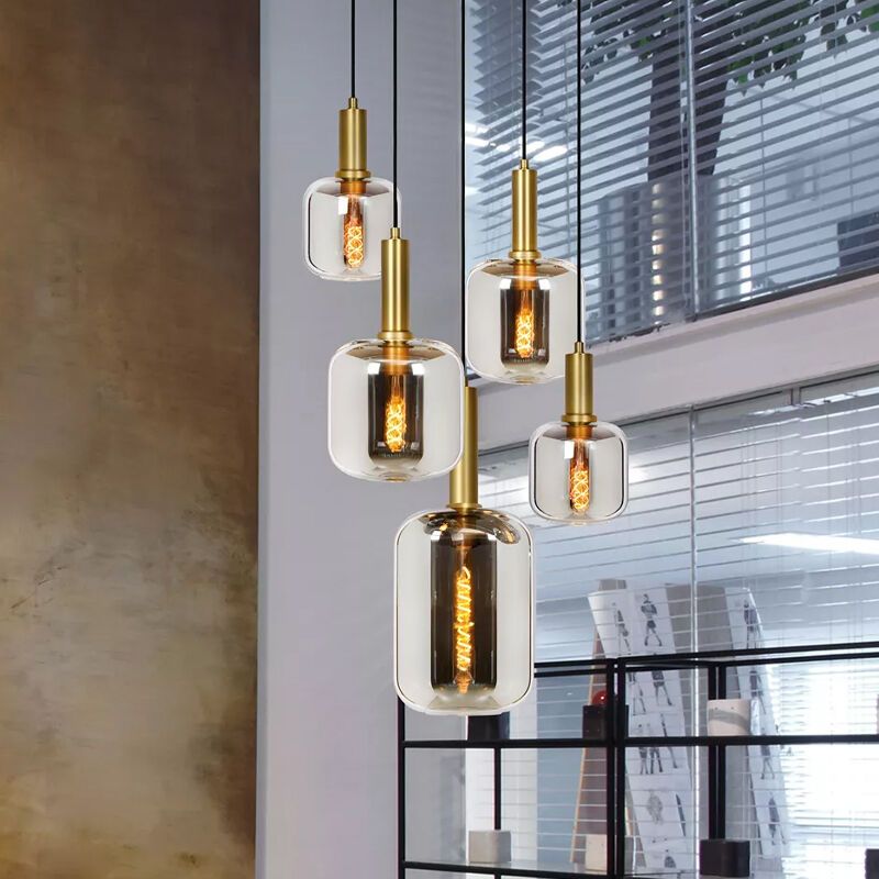 Guld pendler lampe modern, Joanet