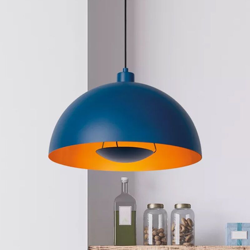 Blå pendler lampe modern, Siemon