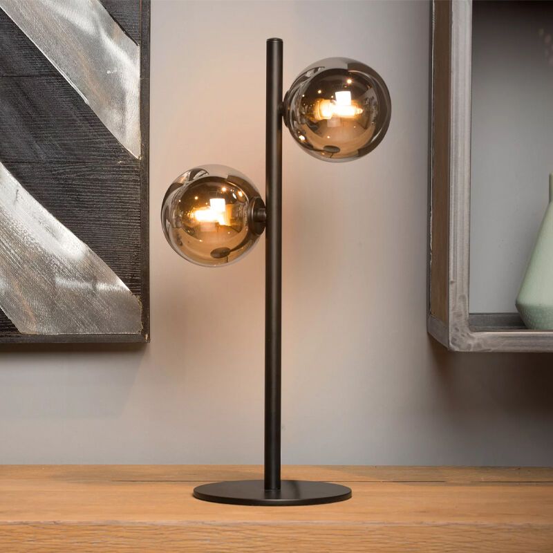 Grøn bordlampe retro, Tycho, med brytare Grøn bordlampe retro, Tycho, med brytare