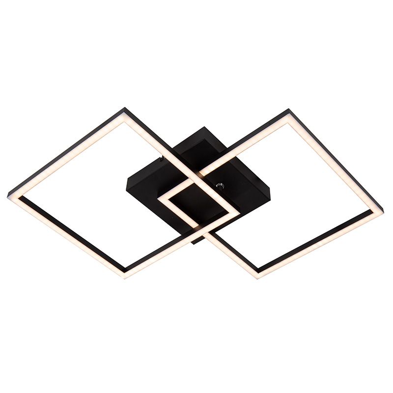 Sort plafond modern, Arianne, 23W, white switch LED