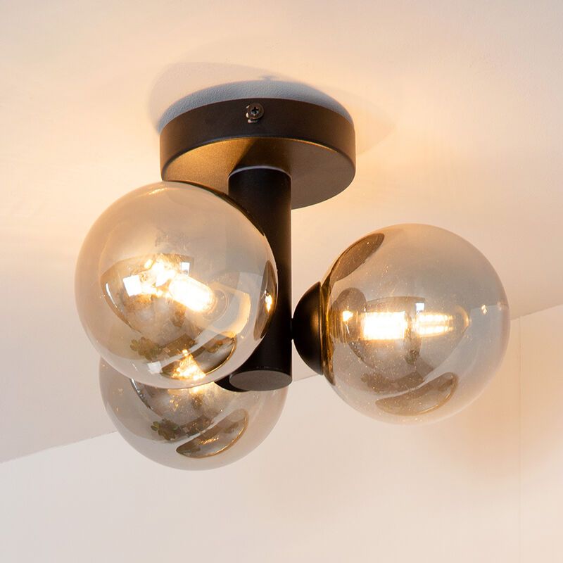 Sort loftlampe badeværelse modern, Trudy, IP44