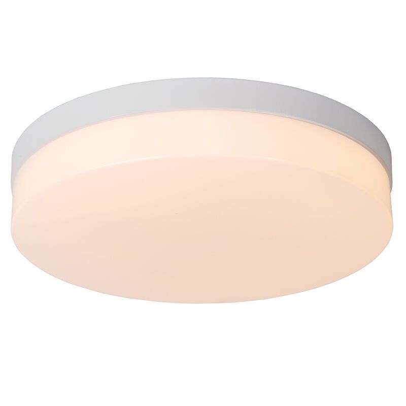 Hvid loftlampe badeværelse plast, Biskit, 24W, 2700K LED, IP44