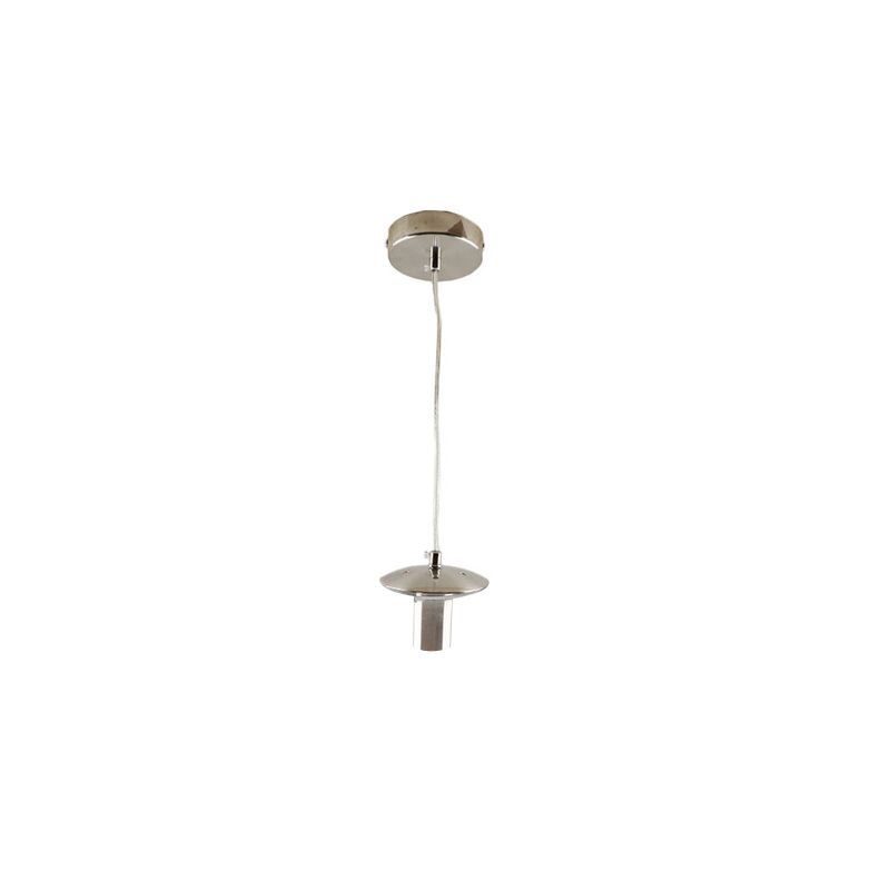 Metal pendler lampe uden skærm nikkel, Minne Metal pendler lampe uden skærm nikkel, Minne
