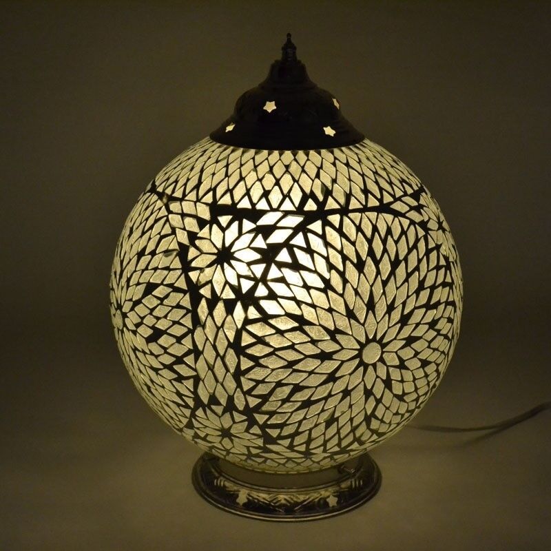 Gennemsigtig orientalsk bordlampe mosaik, Dalil