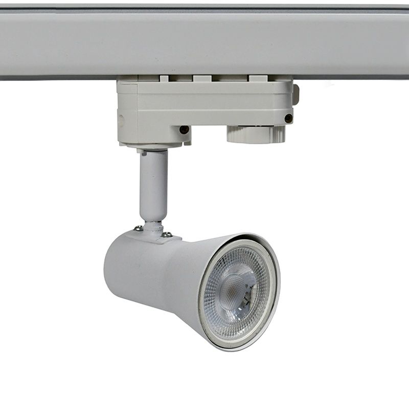 Hvid 3-faset skinnespot Sharita, Pro Hvid 3-faset skinnespot Sharita, Pro