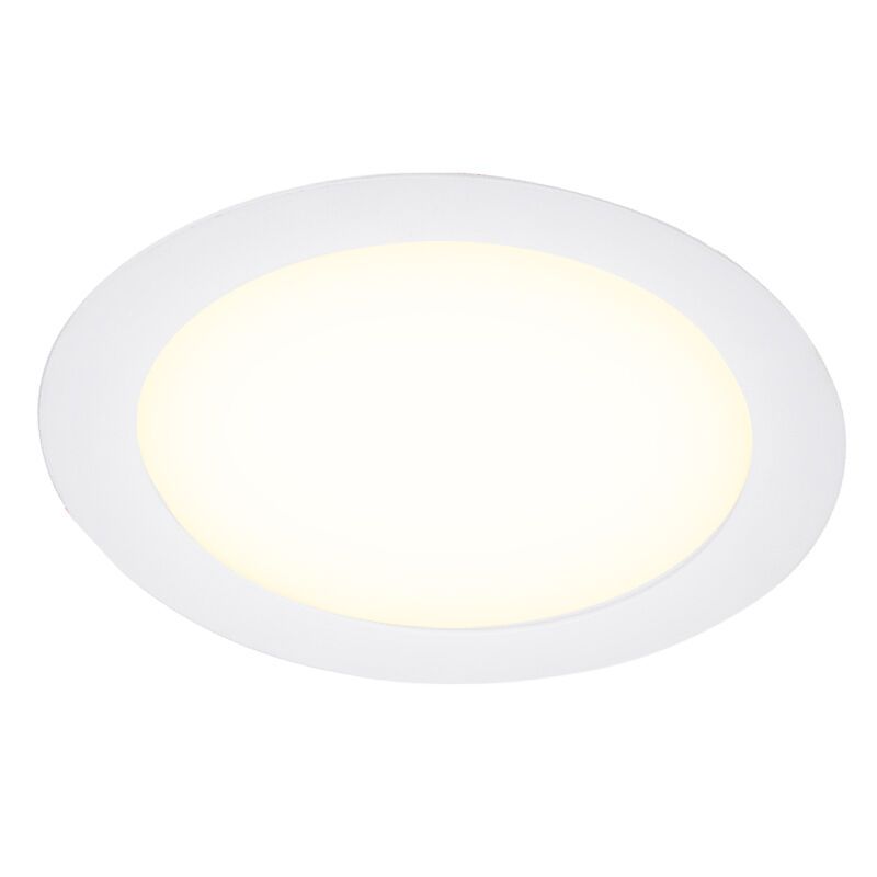 Hvid downlight aluminium, Umbriel, 12W, 4000K LED, IP44