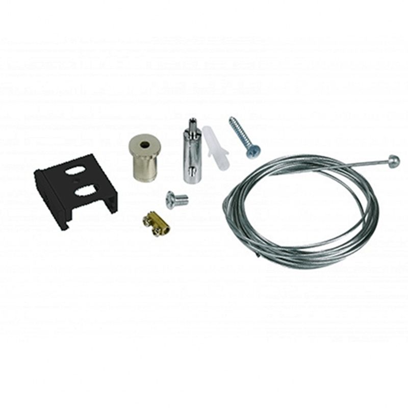 Pendelsæt til 3-faset sporbelysning, 5 meter, sort, Pro