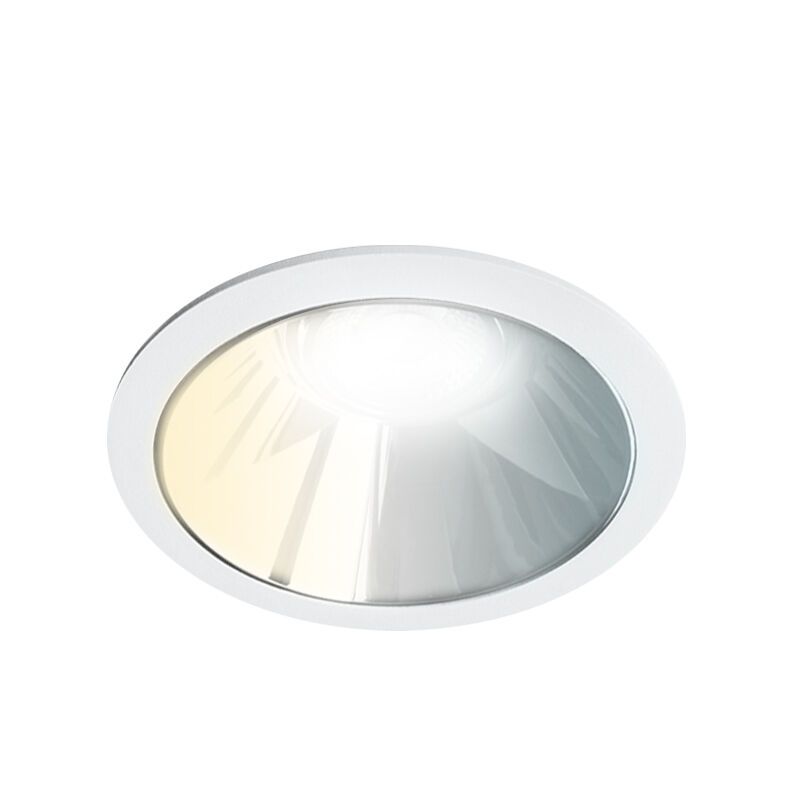 Hvid downlight aluminium, Maud, 7W, white switch LED, IP22