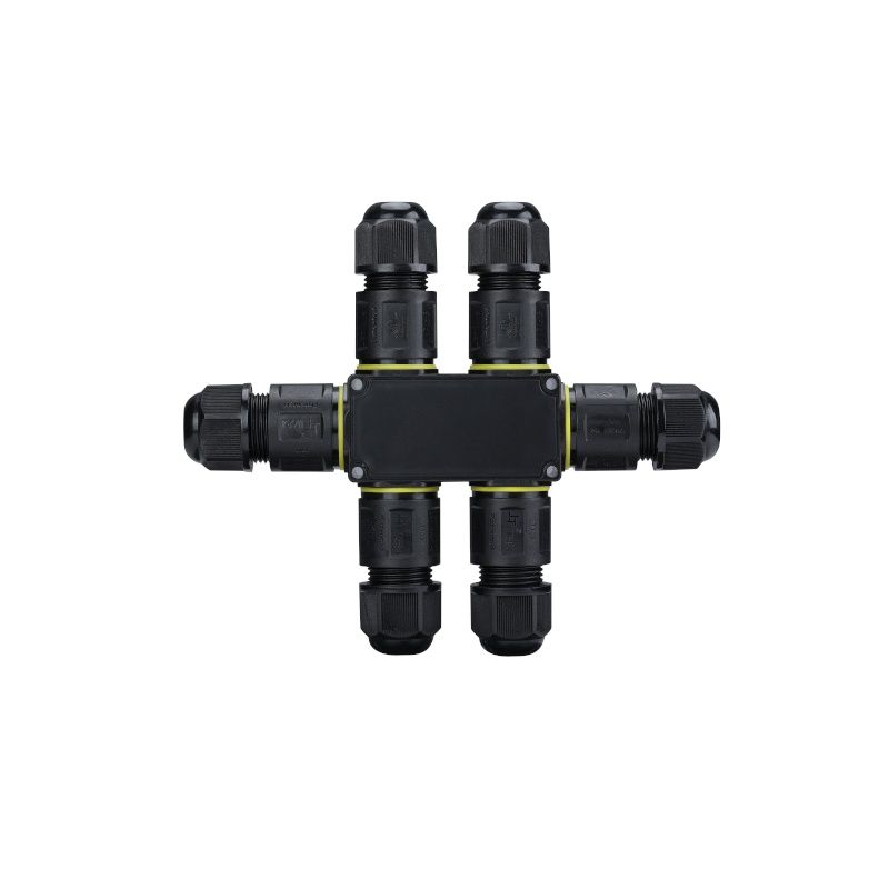 3 pin 6-vejs stik, IP68
