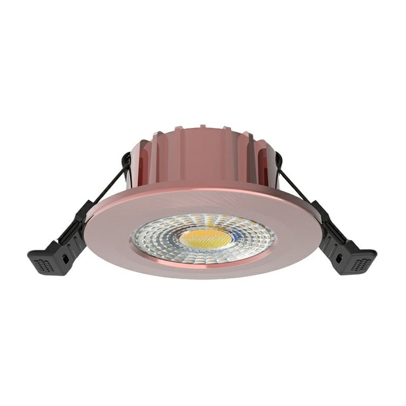 Kobber downlight aluminium, Hobie, 6W, white switch LED, IP65