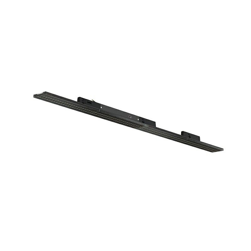 Sort 3-faset skinnelampe Tora, 27W/32W/37W/42W, hvid afbryder, 120 cm, Pro