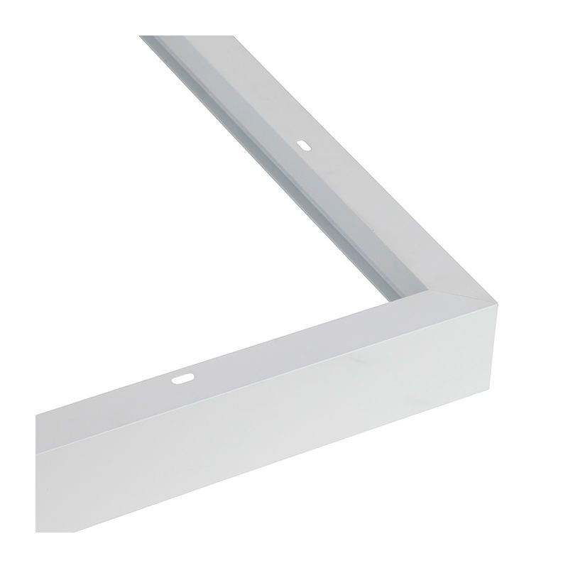 Hvid overflademonteret klikramme 30x120