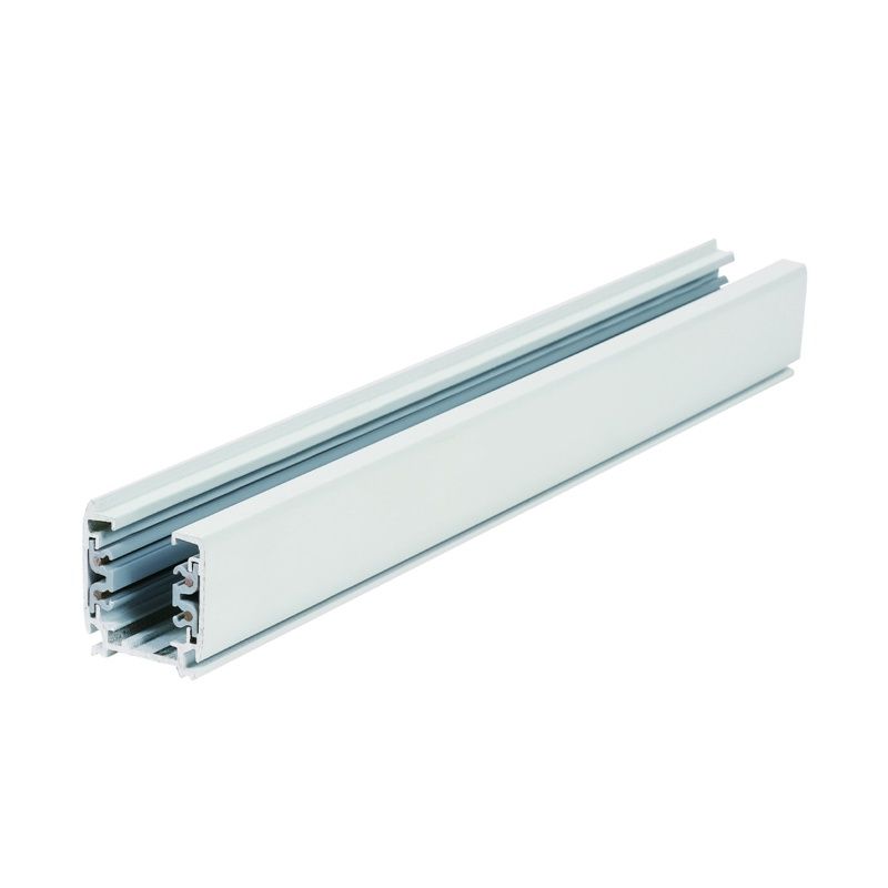 3-faset skinne, 1,5 meter, hvid, Pro