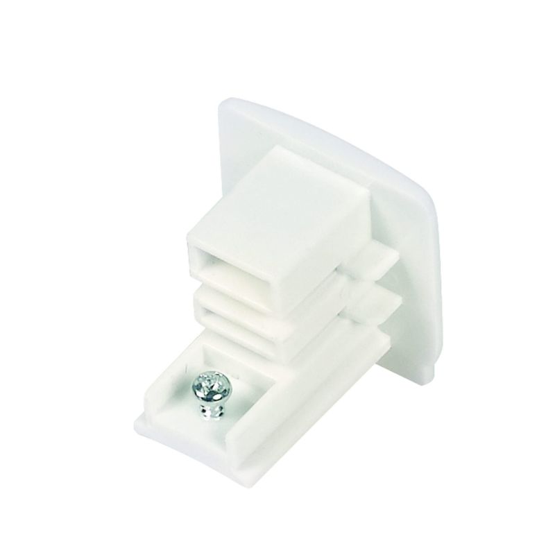 Endekappe til 3-faset skinnebelysning, hvid, Pro