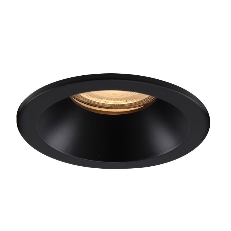 Aluminium indbygningsspot badeværelse sort, Julien, IP65