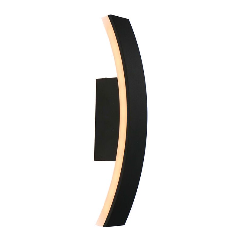 Antracit modern udendørslampe aluminium, Nayomi, 7,5W, 3000K LED, IP54