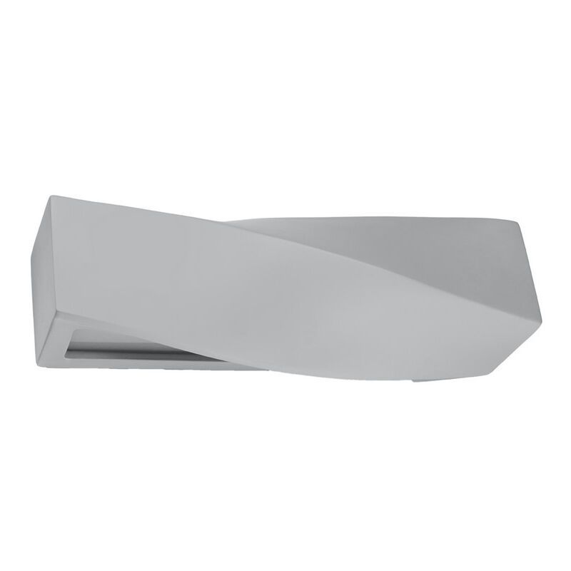 Glas up down væglampe grå, Annick