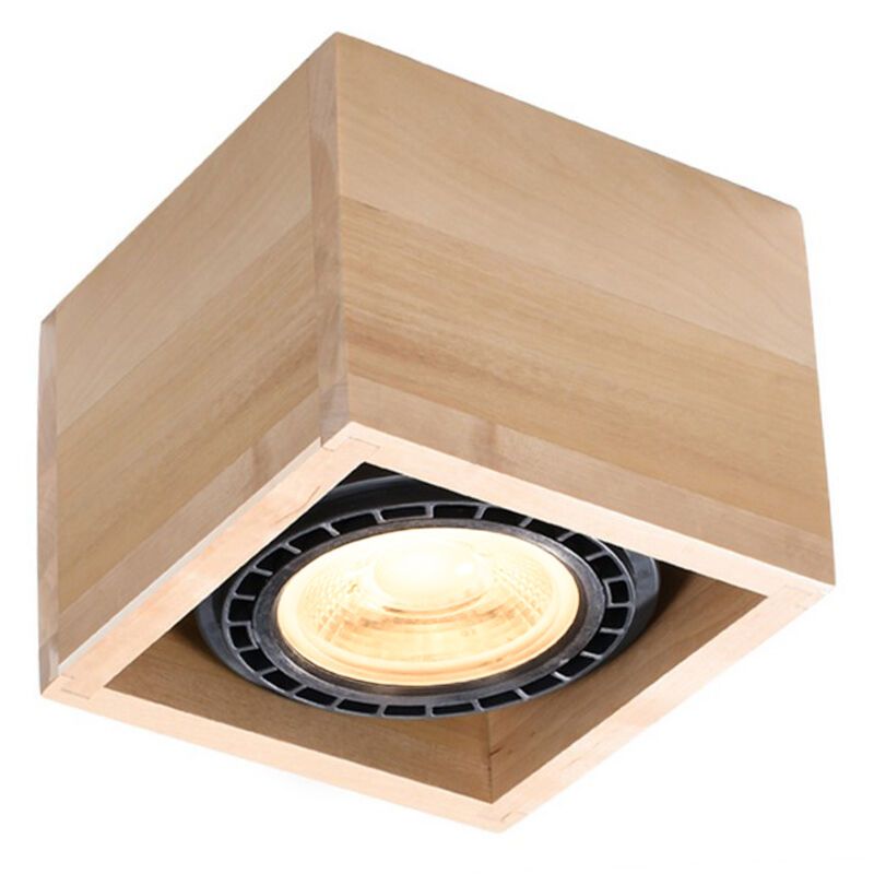 Træ påbygningsspot brun, Alfons Træ påbygningsspot brun, Alfons