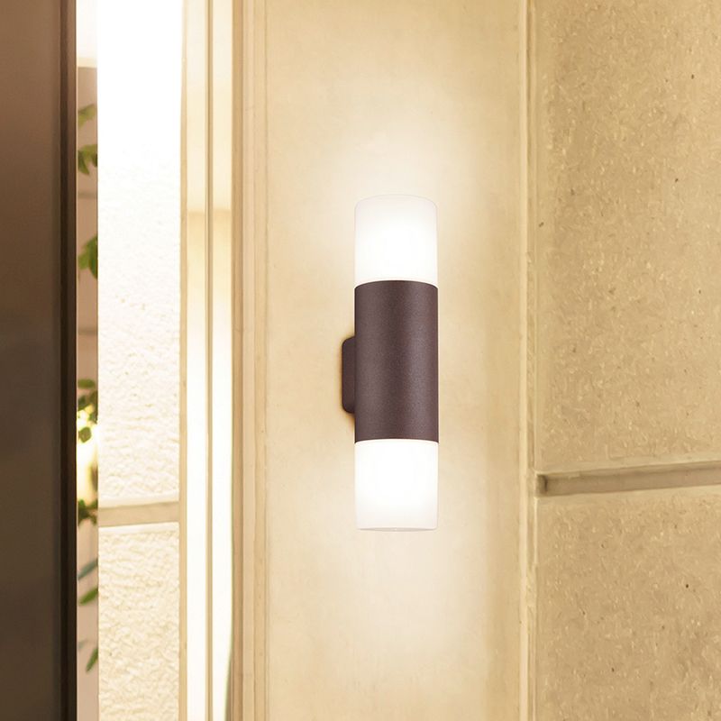 Rustfarvet udendørslampe modern, Fjelso, IP44 Rustfarvet udendørslampe modern, Fjelso, IP44