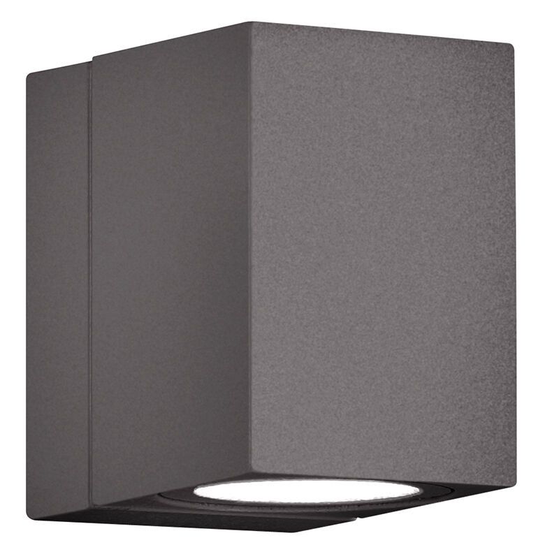 Antracit udendørslampe aluminium, Brixham, 3W, 3000K LED, IP54