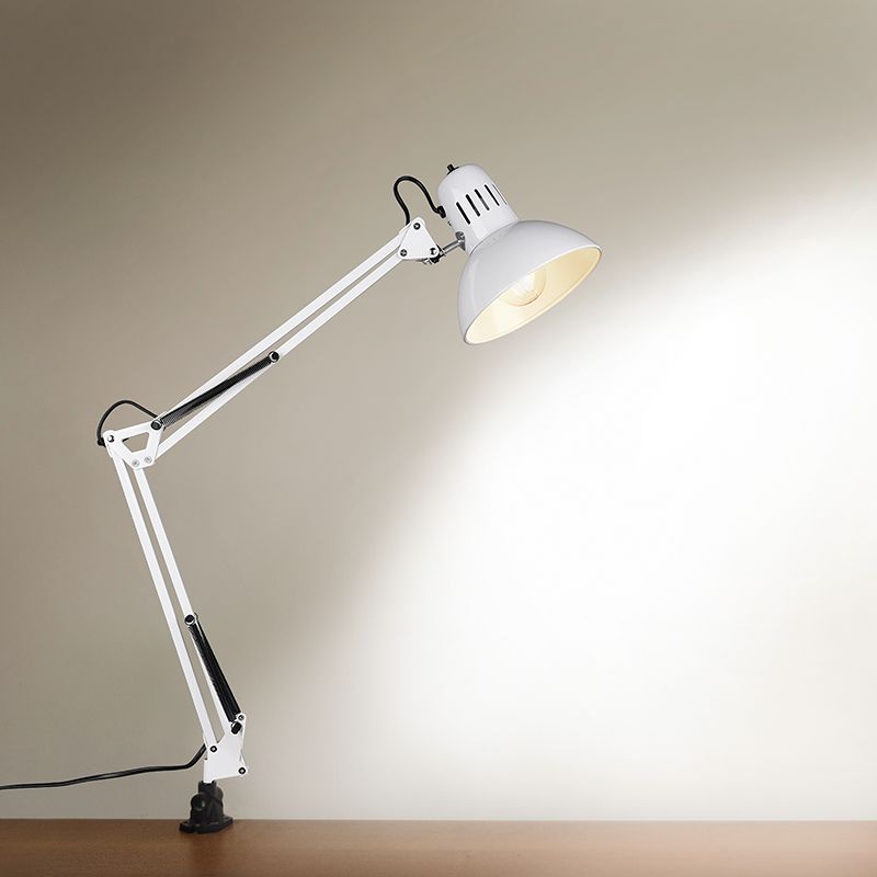 Hvid skrivebordslampe metal, Kinshasa, med brytare