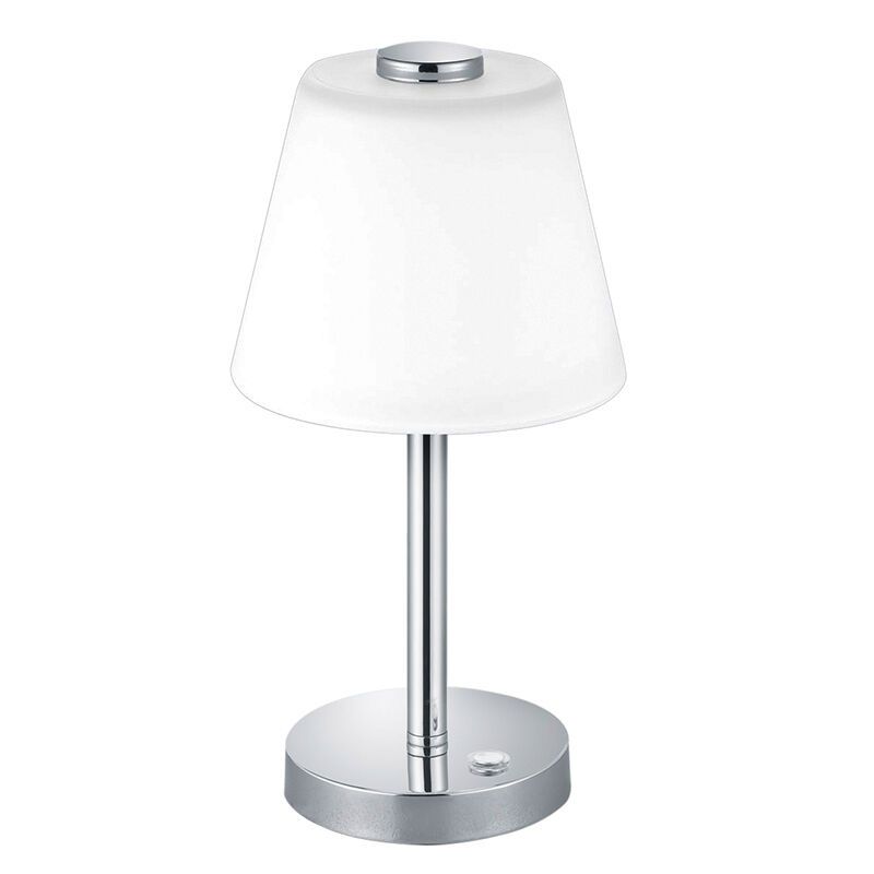 Krom bordlampe modern, Liv, 4W, 3000K LED, med brytare Krom bordlampe modern, Liv, 4W, 3000K LED, med brytare