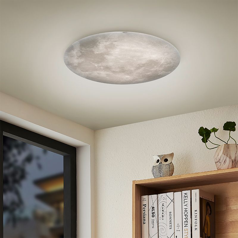 Hvid plafond modern, Fly, 22W, 3000K LED, med fjärrkontroll Hvid plafond modern, Fly, 22W, 3000K LED, med fjärrkontroll