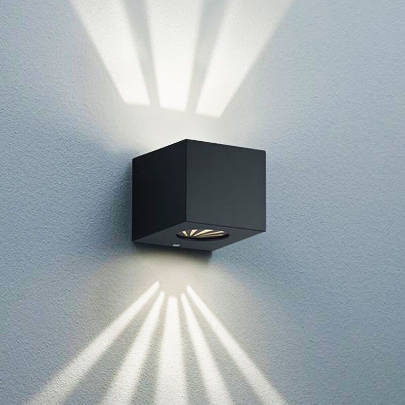 Sort udendørslampe design, Sandby, 2W, 3000K LED, IP44 Sort udendørslampe design, Sandby, 2W, 3000K LED, IP44