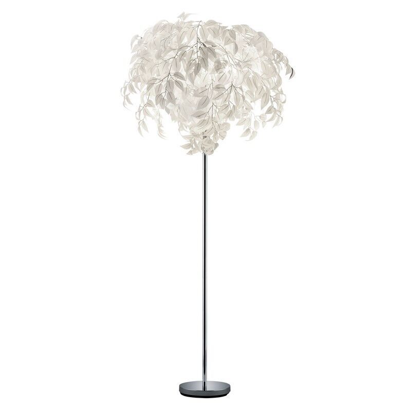 Krom gulv lampe retro, Urwa, med brytare Krom gulv lampe retro, Urwa, med brytare