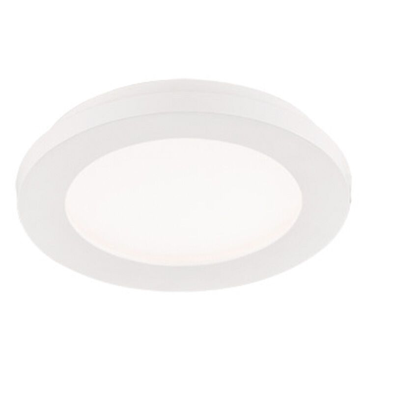Hvid plafond modern, Gistrup, 10W, 3000K LED, IP44