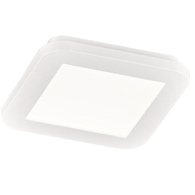Hvid plafond modern, Gistrup, 10W, 3000K LED, IP44