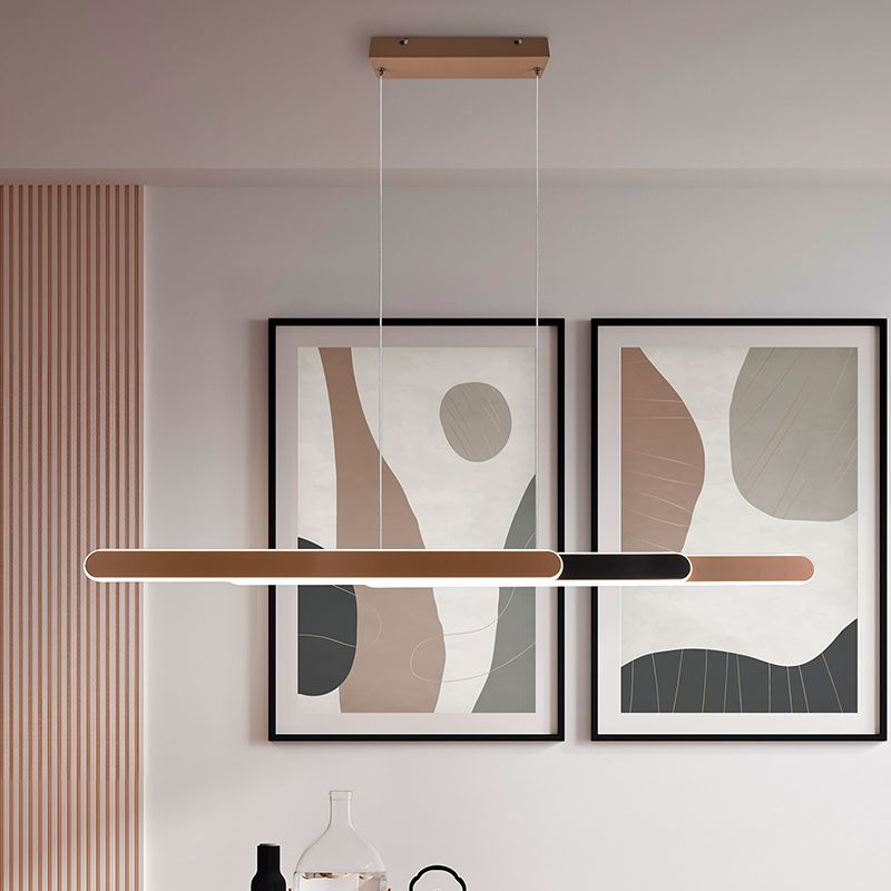 Messing pendler lampe design, Dwayn, 48W, varm til kold hvid justerbar LED, med beröringsdimmer Messing pendler lampe design, Dwayn, 48W, varm til kold hvid justerbar LED, med beröringsdimmer