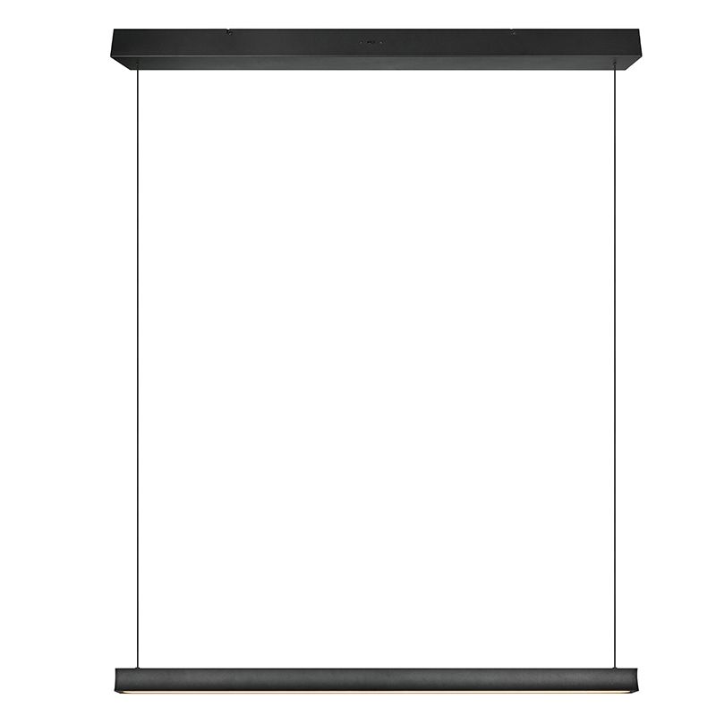 Sort pendler lampe modern, Wishal, 29W, white switch LED, 3 trins lysdæmper