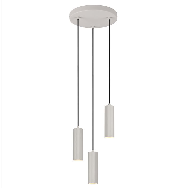 Grå pendler lampe modern, Sieb