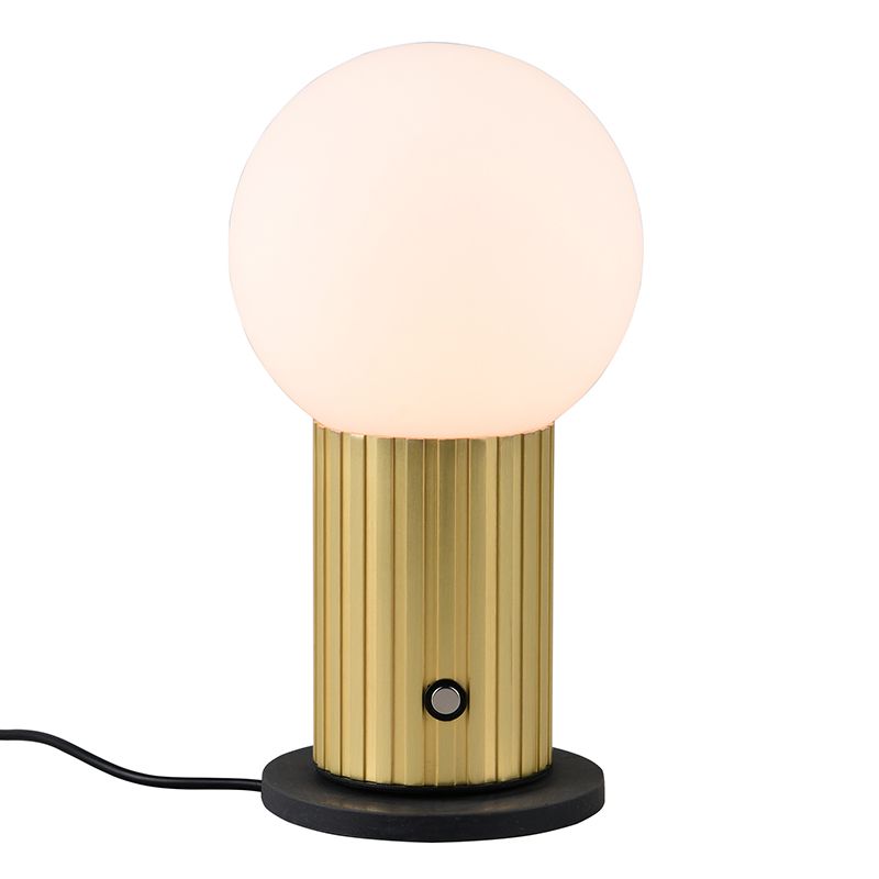 Messing genopladelig bordlampe modern, Tugce, 2W, white switch LED, med brytare Messing genopladelig bordlampe modern, Tugce, 2W, white switch LED, med brytare