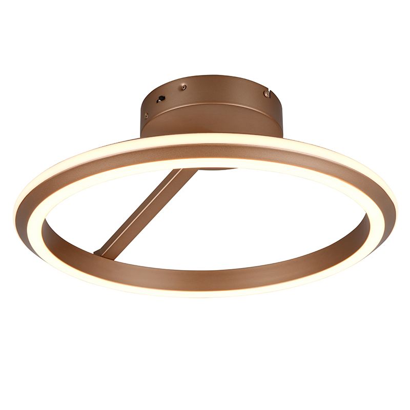 Brun loftlampe modern, Jiry, 34W, white switch LED, 3 trins lysdæmper Brun loftlampe modern, Jiry, 34W, white switch LED, 3 trins lysdæmper