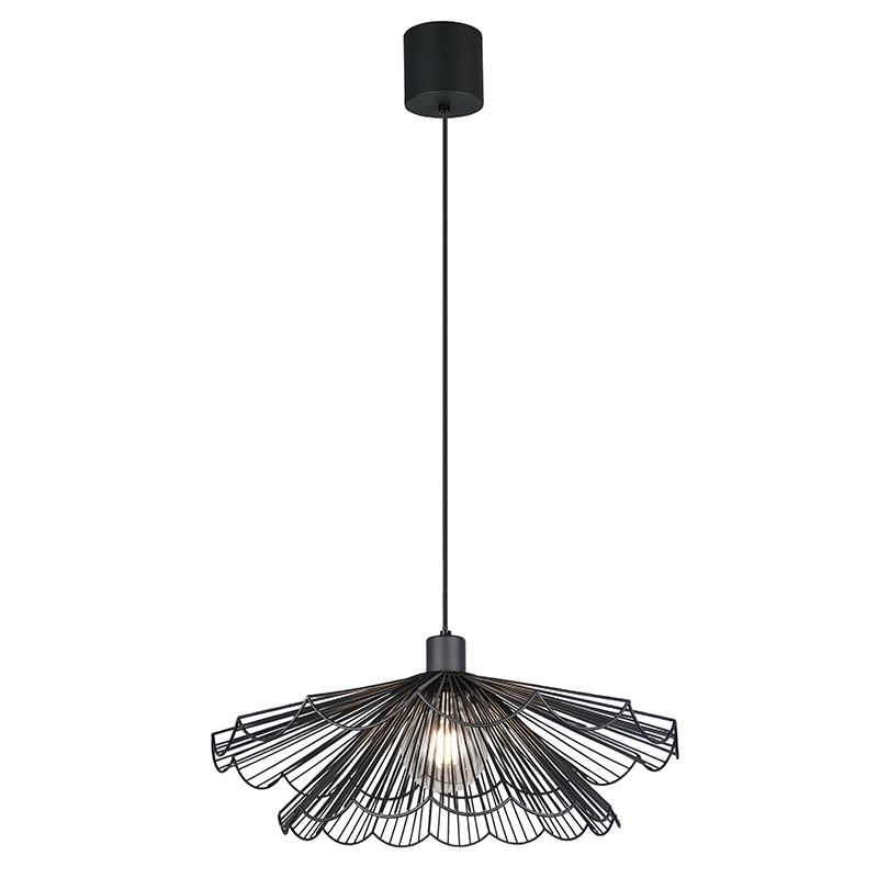 Sort pendler lampe modern, Celso