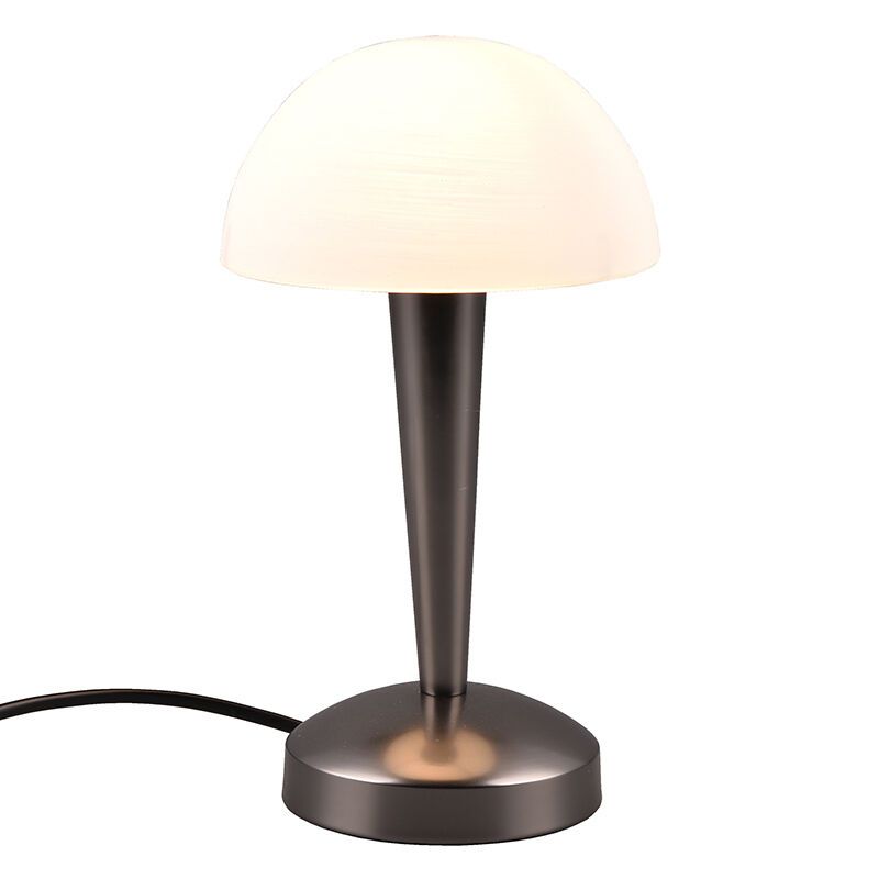 Sort bordlampe modern, Delila, med beröringsdimmer Sort bordlampe modern, Delila, med beröringsdimmer