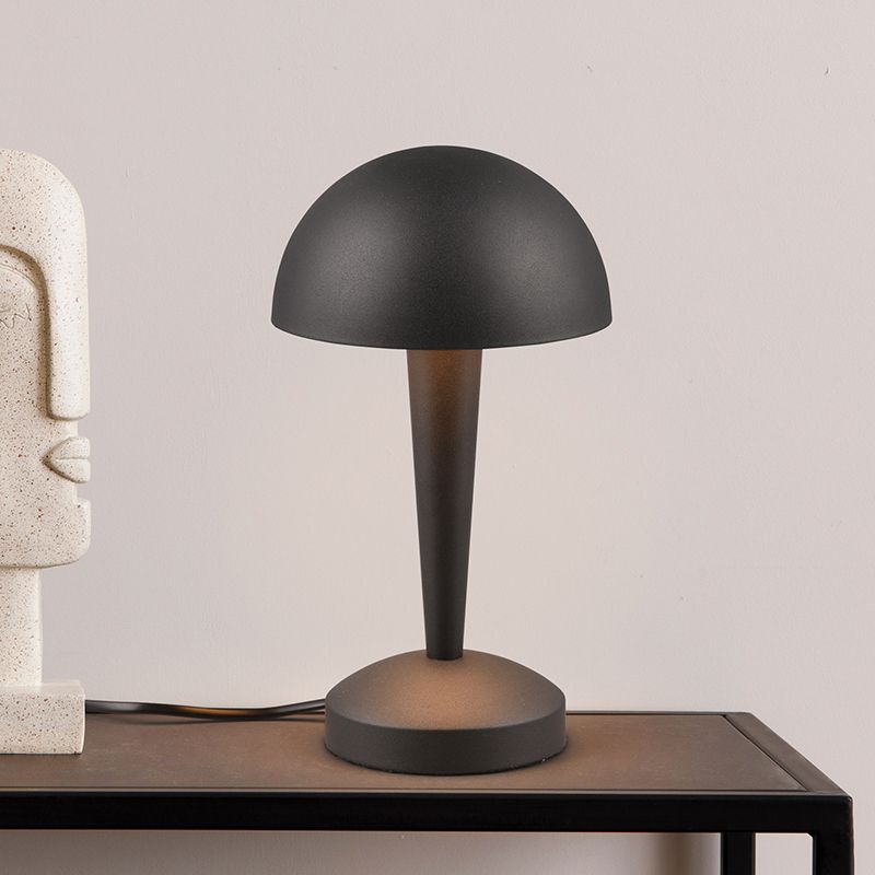 Sort bordlampe modern, Delila, med beröringsdimmer Sort bordlampe modern, Delila, med beröringsdimmer