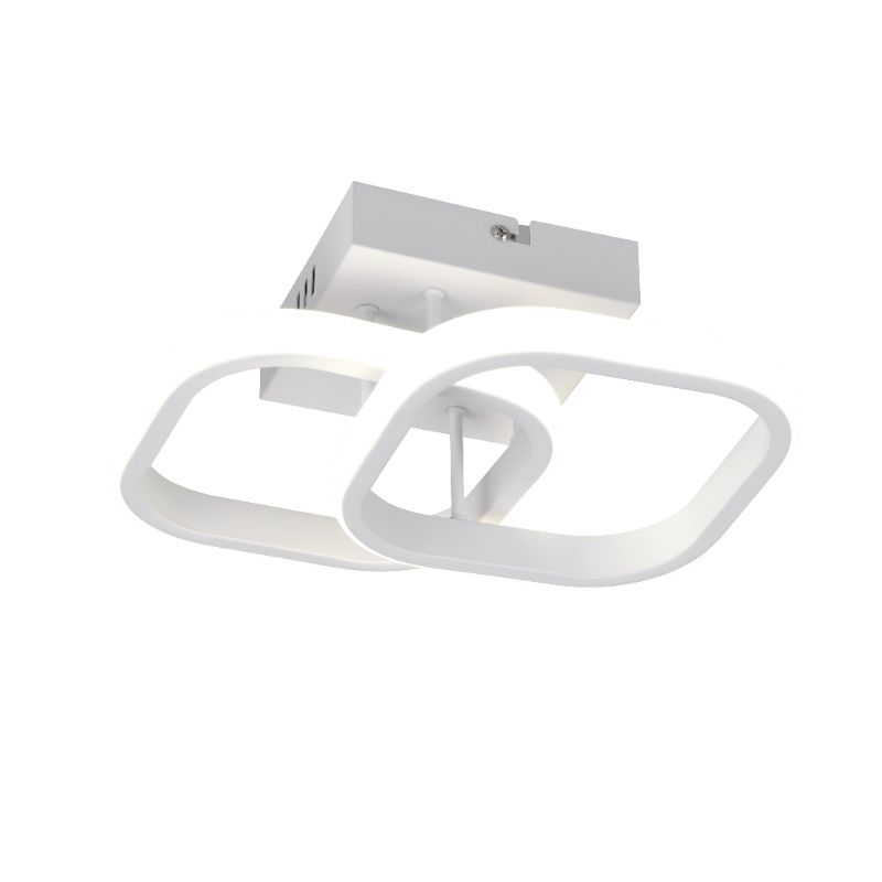 Hvid loftlampe design, Yasser, 7W, 4000K LED