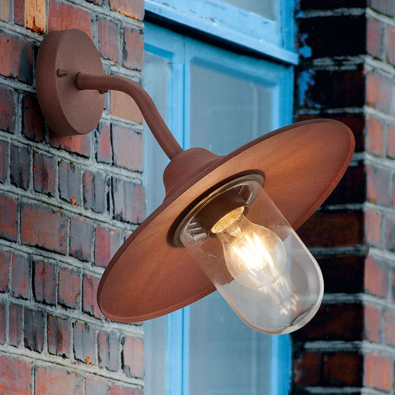 Rustfarvet udendørslampe industri, Verena, IP44 Rustfarvet udendørslampe industri, Verena, IP44