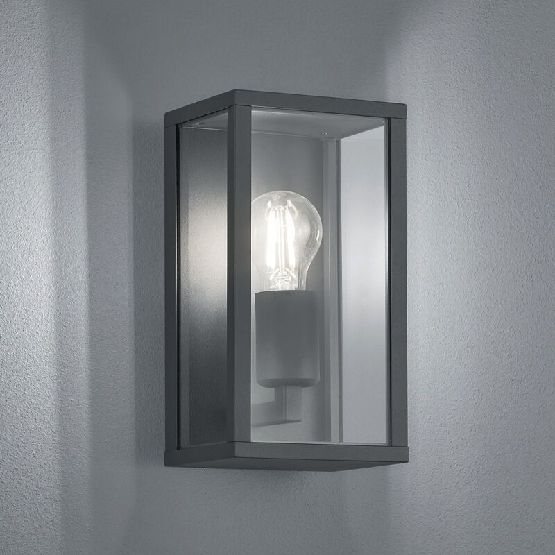 Antracit udendørslampe modern, Sanna, IP44