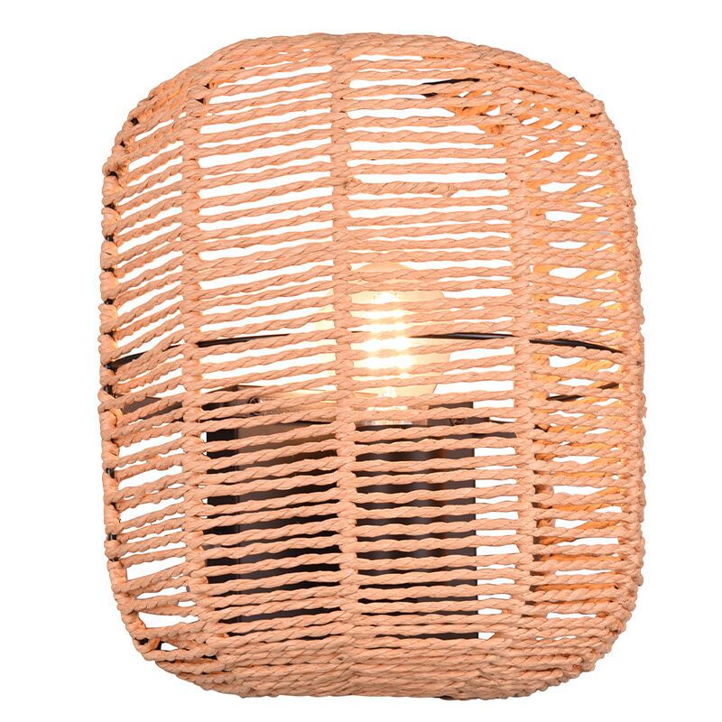 Brun væglampe vintage, Elham Brun væglampe vintage, Elham