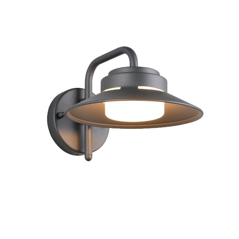 Antracit udendørslampe modern, Perihan, IP44